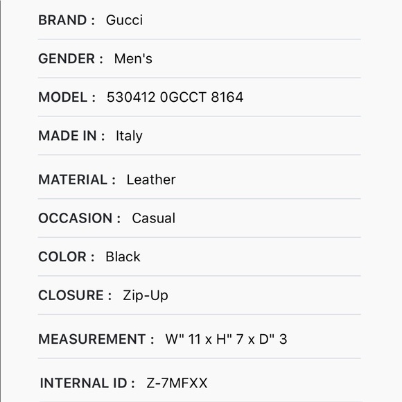 Authentic Gucci logo leather belt bag. - Picture 8 of 8